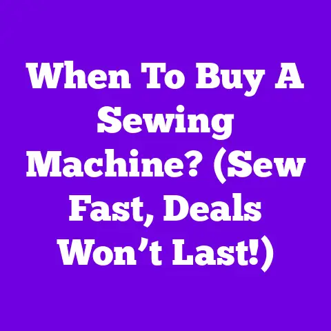 When To Buy A Sewing Machine? (Sew Fast, Deals Won’t Last!)