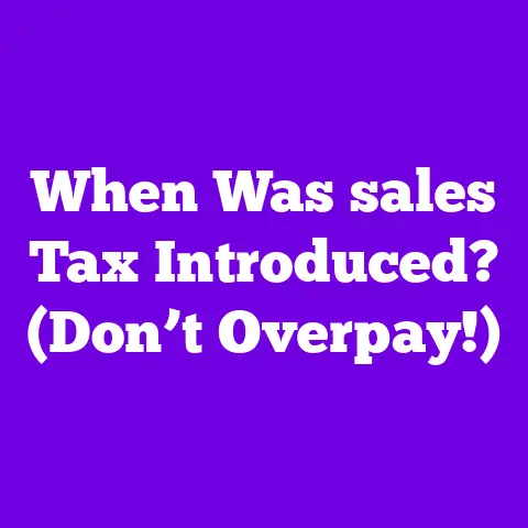 When Was sales Tax Introduced? (Don’t Overpay!)