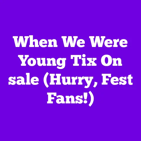 When We Were Young Tix On sale (Hurry, Fest Fans!)