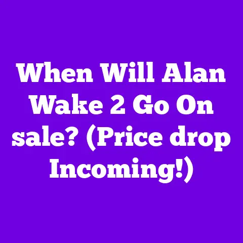 When Will Alan Wake 2 Go On sale? (Price drop Incoming!)