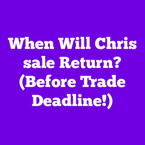 When Will Chris sale Return? (Before Trade Deadline!)