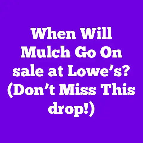 When Will Mulch Go On sale at Lowe’s? (Don’t Miss This drop!)
