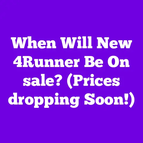 When Will New 4Runner Be On sale? (Prices dropping Soon!)