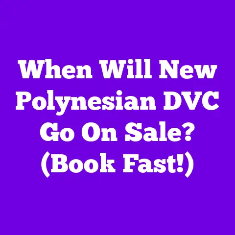 When Will New Polynesian DVC Go On Sale? (Book Fast!)
