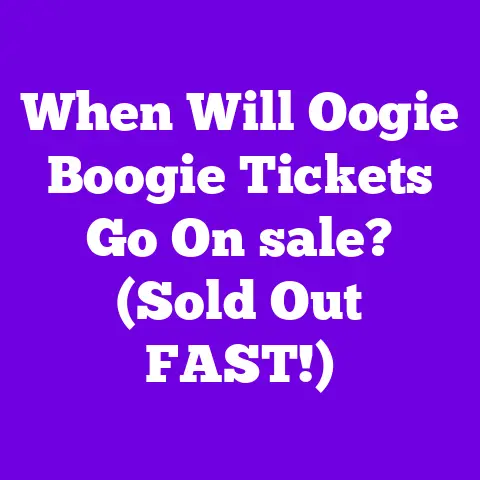 When Will Oogie Boogie Tickets Go On sale? (Sold Out FAST!)