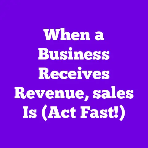 When a Business Receives Revenue, sales Is (Act Fast!)