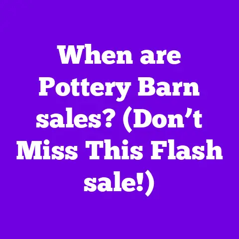 When are Pottery Barn sales? (Don’t Miss This Flash sale!)