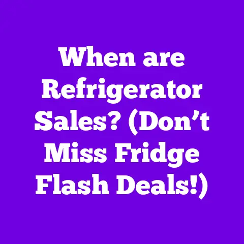 When are Refrigerator Sales? (Don’t Miss Fridge Flash Deals!)