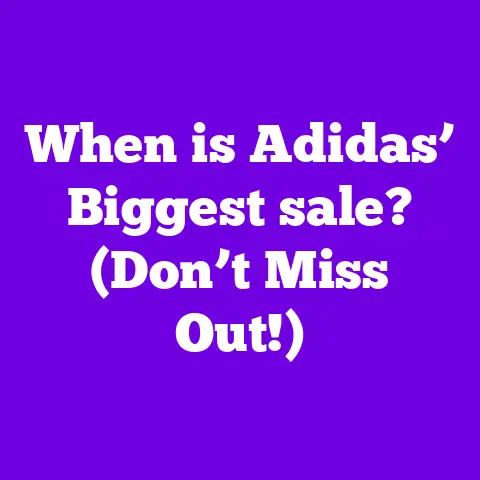 When is Adidas’ Biggest sale? (Don’t Miss Out!)