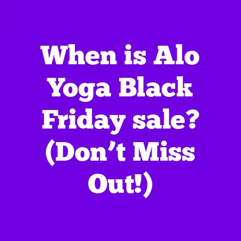 When is Alo Yoga Black Friday sale? (Don’t Miss Out!)