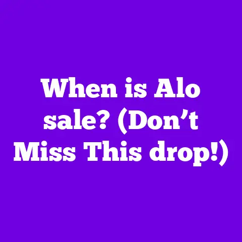 When is Alo sale? (Don’t Miss This drop!)