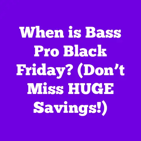 When is Bass Pro Black Friday? (Don’t Miss HUGE Savings!)