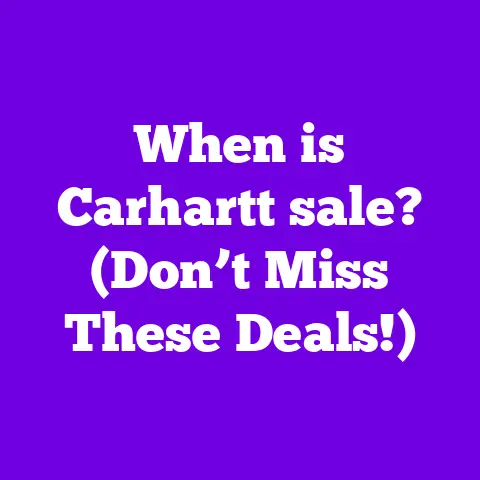 When is Carhartt sale? (Don’t Miss These Deals!)