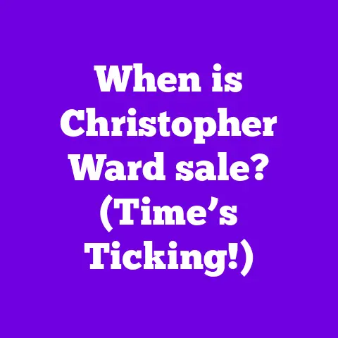 When is Christopher Ward sale? (Time’s Ticking!)