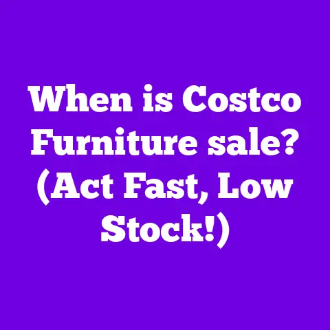 When is Costco Furniture sale? (Act Fast, Low Stock!)