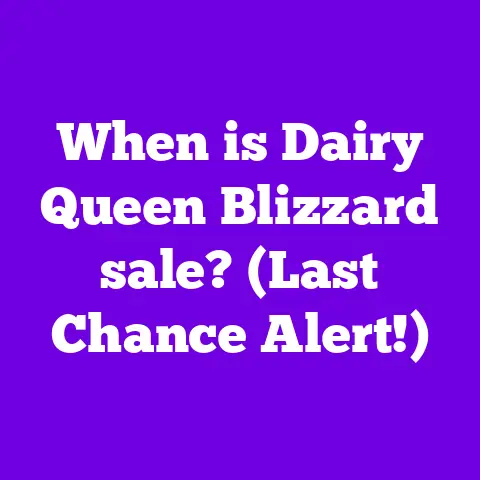 When is Dairy Queen Blizzard sale? (Last Chance Alert!)