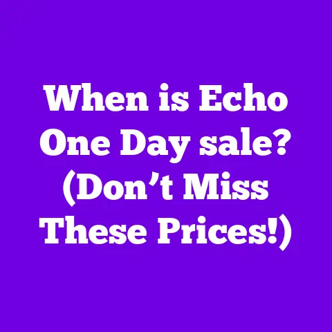 When is Echo One Day sale? (Don’t Miss These Prices!)