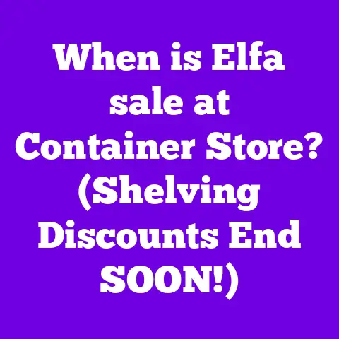When is Elfa sale at Container Store? (Shelving Discounts End SOON!)