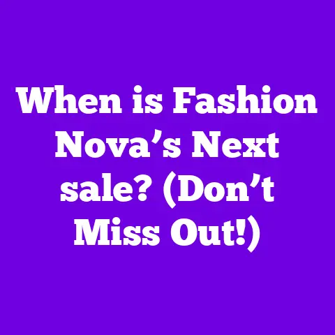 When is Fashion Nova’s Next sale? (Don’t Miss Out!)