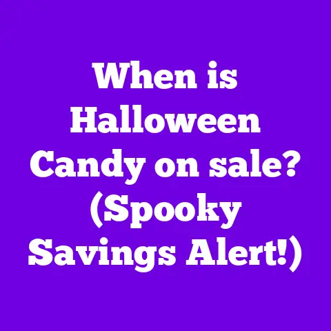 When is Halloween Candy on sale? (Spooky Savings Alert!)