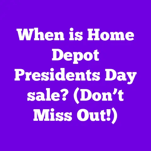 When is Home Depot Presidents Day sale? (Don’t Miss Out!)