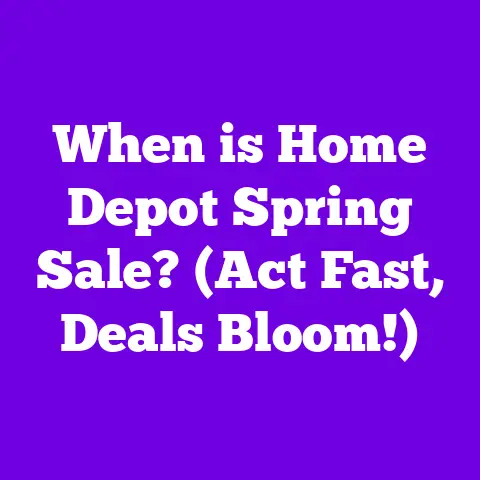 When is Home Depot Spring Sale? (Act Fast, Deals Bloom!)