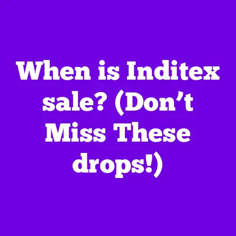 When is Inditex sale? (Don’t Miss These drops!)