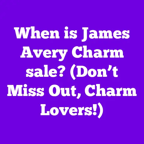 When is James Avery Charm sale? (Don’t Miss Out, Charm Lovers!)