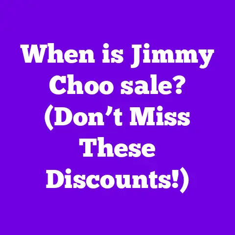 When is Jimmy Choo sale? (Don’t Miss These Discounts!)