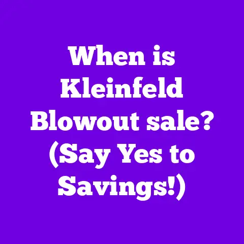 When is Kleinfeld Blowout sale? (Say Yes to Savings!)