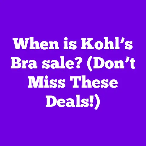 When is Kohl’s Bra sale? (Don’t Miss These Deals!)