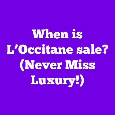 When is L’Occitane sale? (Never Miss Luxury!)
