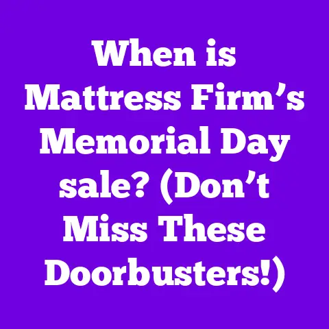 When is Mattress Firm’s Memorial Day sale? (Don’t Miss These Doorbusters!)