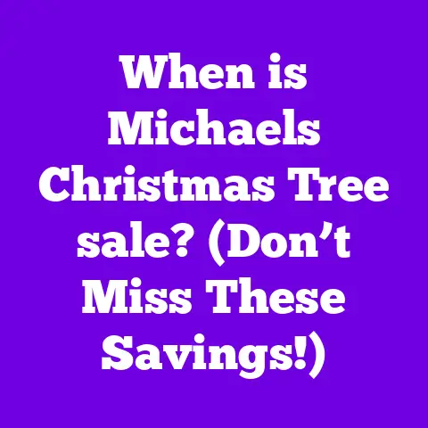 When is Michaels Christmas Tree sale? (Don’t Miss These Savings!)