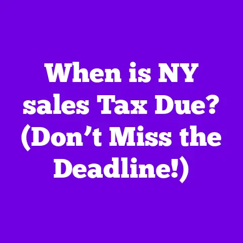When is NY sales Tax Due? (Don’t Miss the Deadline!)