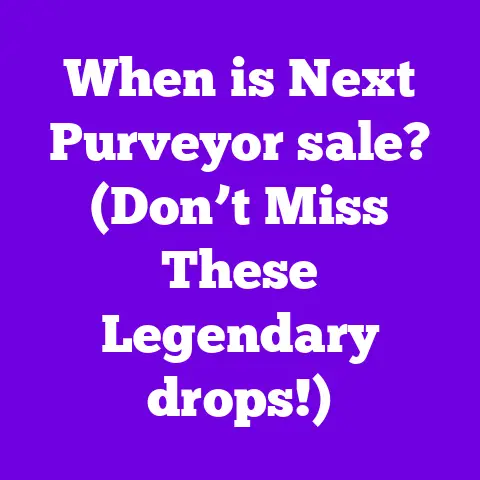 When is Next Purveyor sale? (Don’t Miss These Legendary drops!)