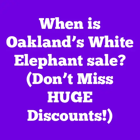When is Oakland’s White Elephant sale? (Don’t Miss HUGE Discounts!)