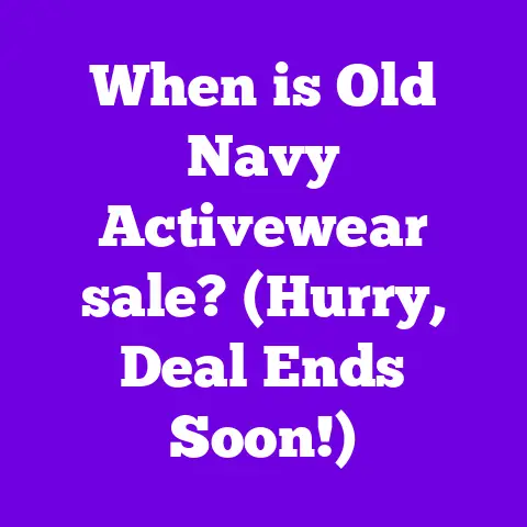When is Old Navy Activewear sale? (Hurry, Deal Ends Soon!)