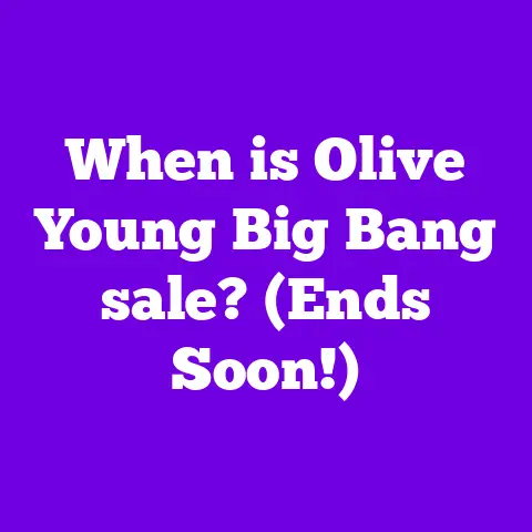 When is Olive Young Big Bang sale? (Ends Soon!)