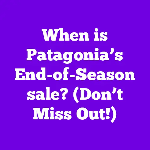 When is Patagonia’s End-of-Season sale? (Don’t Miss Out!)