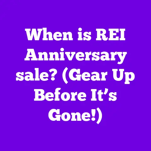 When is REI Anniversary sale? (Gear Up Before It’s Gone!)