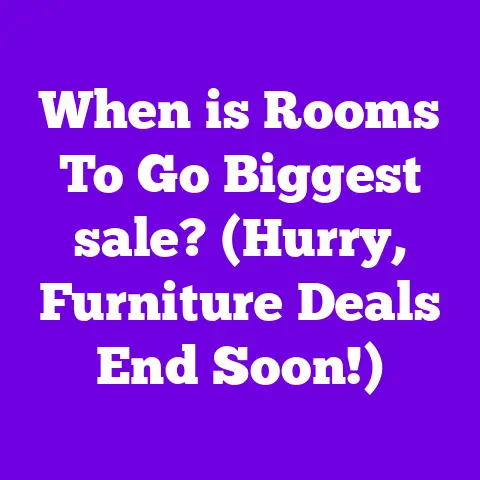 When is Rooms To Go Biggest sale? (Hurry, Furniture Deals End Soon!)