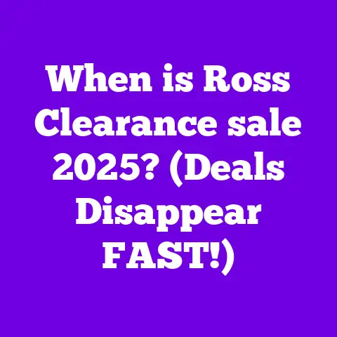 When is Ross Clearance sale 2025? (Deals Disappear FAST!)