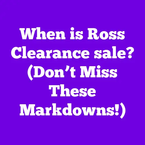 When is Ross Clearance sale? (Don’t Miss These Markdowns!)