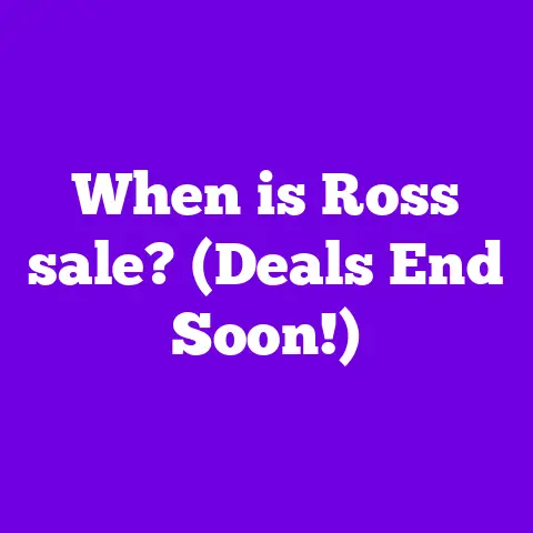 When is Ross sale? (Deals End Soon!)