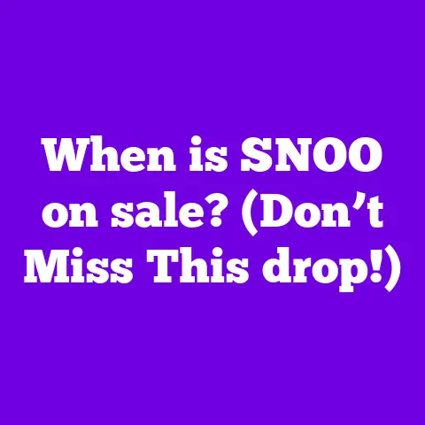 When is SNOO on sale? (Don’t Miss This drop!)