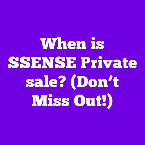 When is SSENSE Private sale? (Don’t Miss Out!)