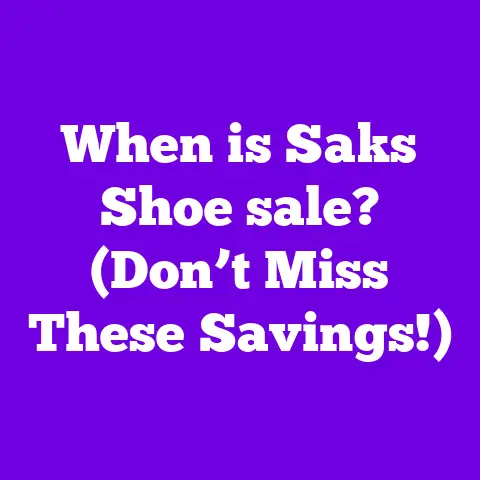 When is Saks Shoe sale? (Don’t Miss These Savings!)