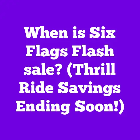 When is Six Flags Flash sale? (Thrill Ride Savings Ending Soon!)