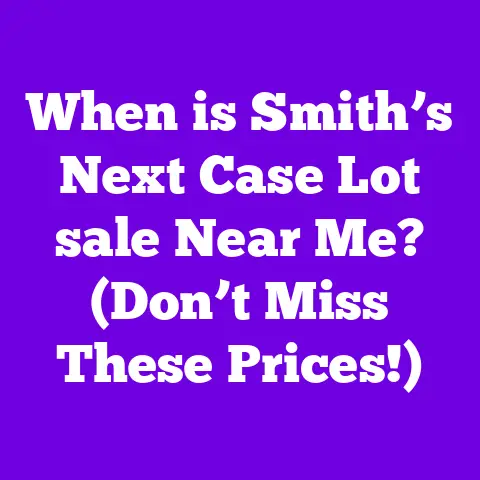 When is Smith’s Next Case Lot sale Near Me? (Don’t Miss These Prices!)